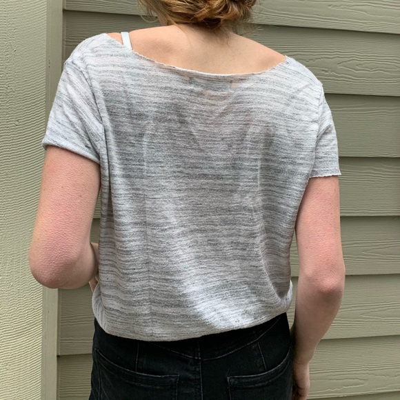 Urban outfitters grey and white heathered t shirt - Picture 3 of 3